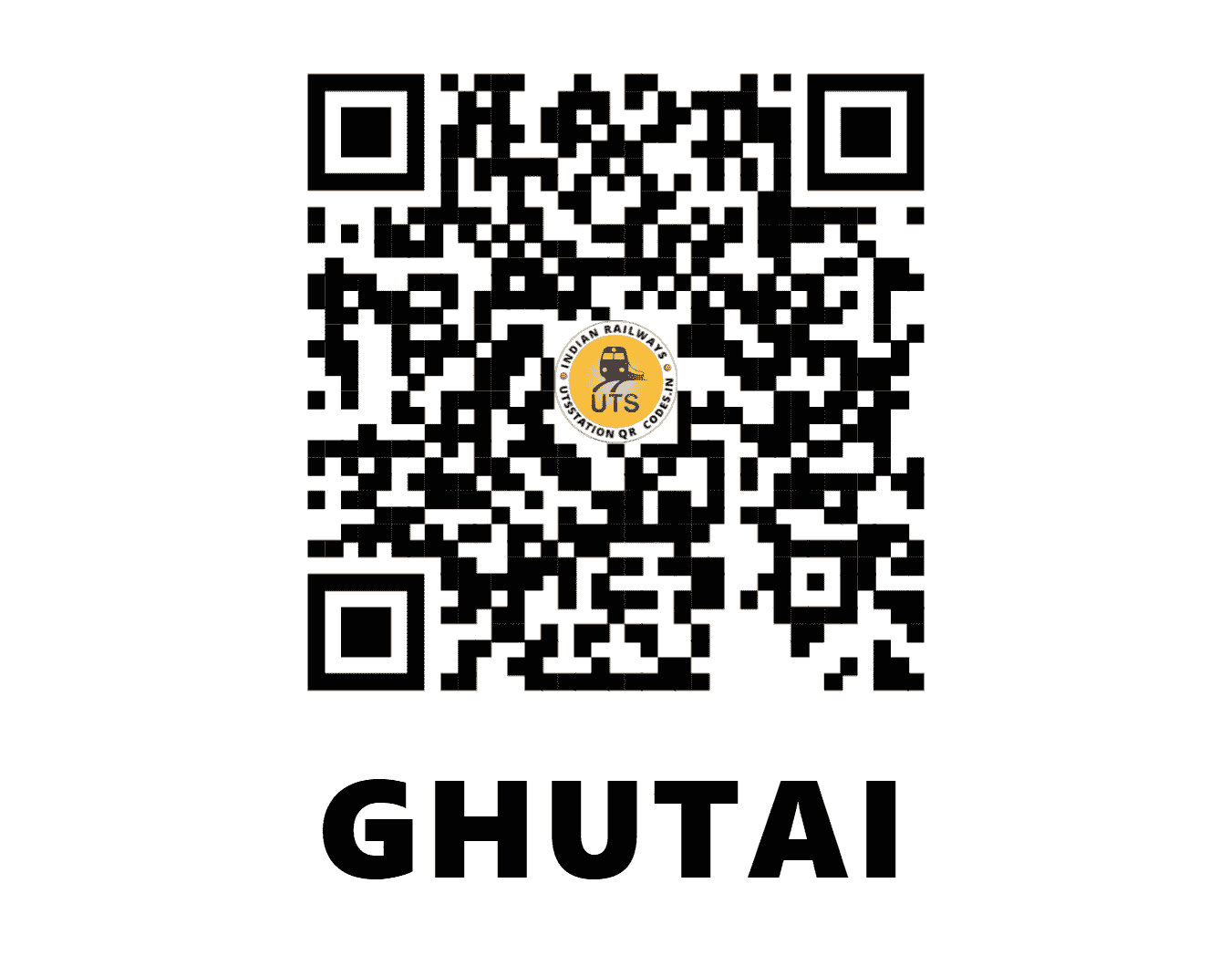 UTS QR Code for GHUTAI - GTI (NC - UTTAR PRADESH)